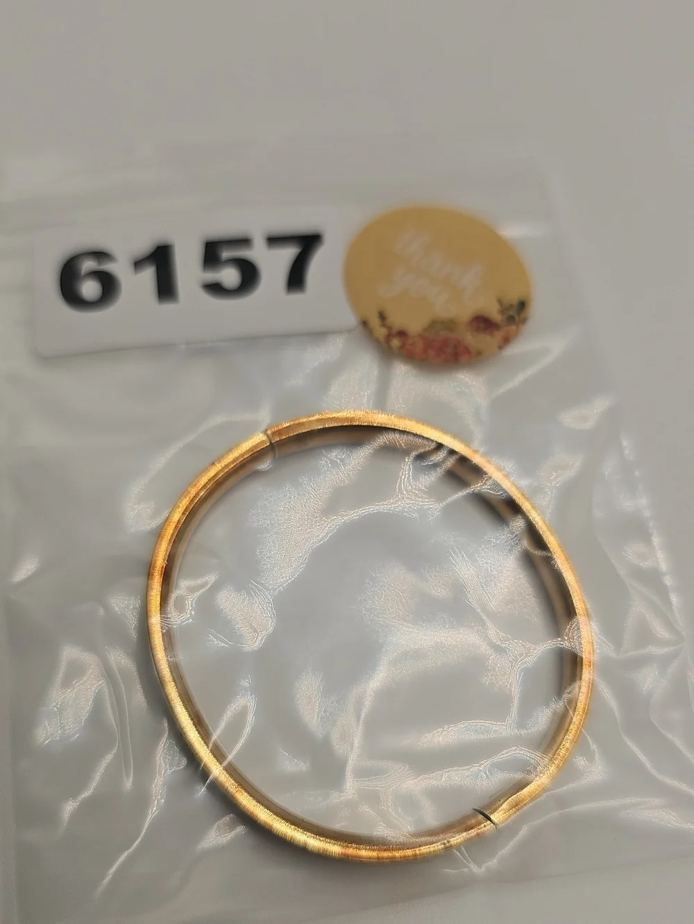 Childs 14K Gold Filled Bangle Bracelet. Hinged To Open.works Good.